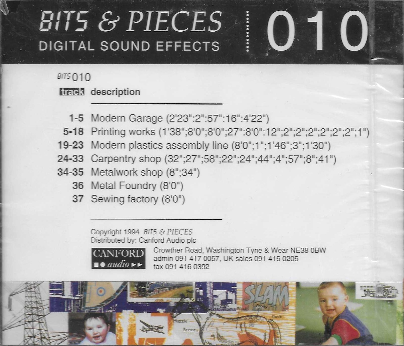 Back cover of BITS 010